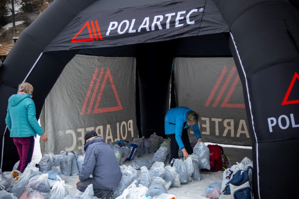 La gestione delle sacche dei concorrenti