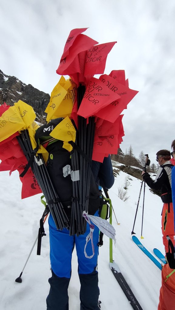 La partenza dei tracciatori