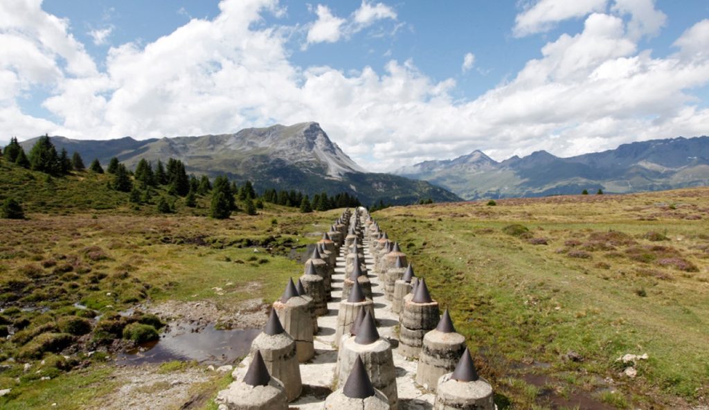 Lo sbarramento anticarro di Plamort, in Alta Val Venosta