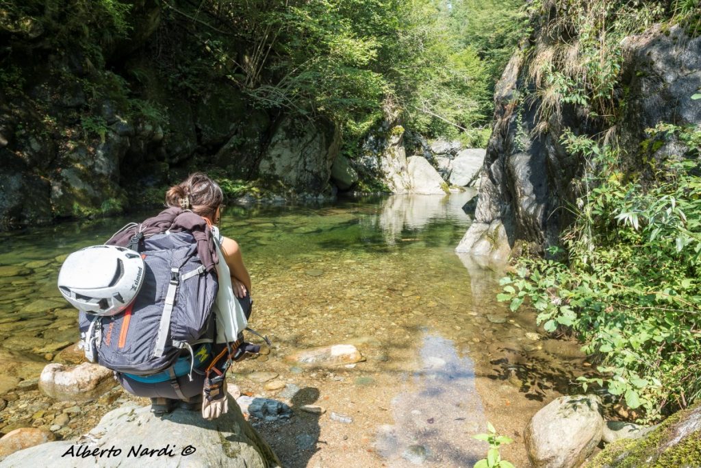 Prima del tratto attrezzato. Foto Alberto Nardi