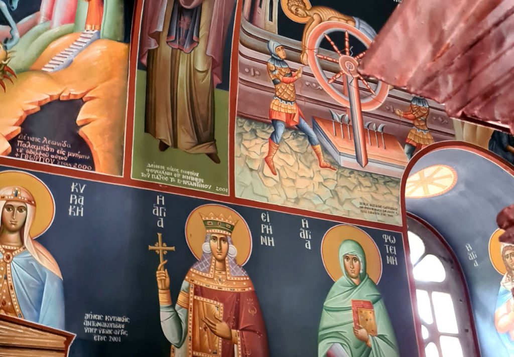 Stemnitsa, chiesa di Agios Georgios. Foto Stefano Ardito