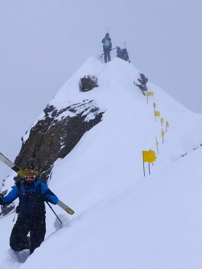 Tracciatura in quota