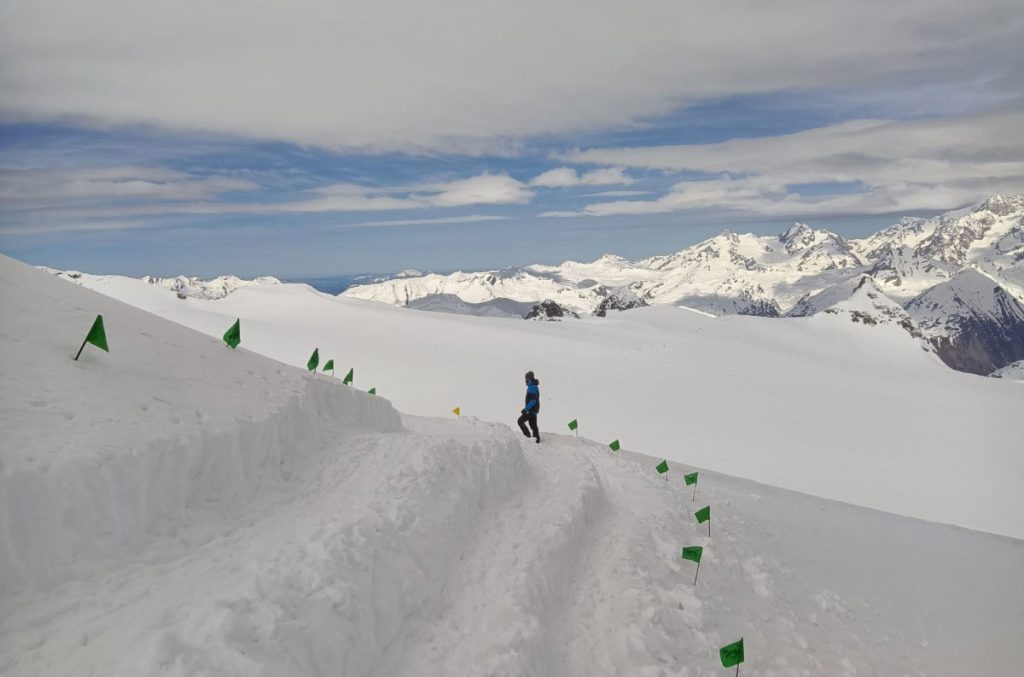 Anche per oggi il percorso di gara è tracciato