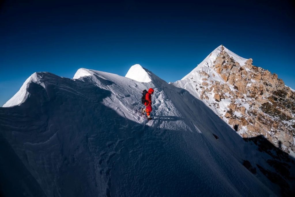 Verso la vetta del Makalu. Foto Seven Summit Treks