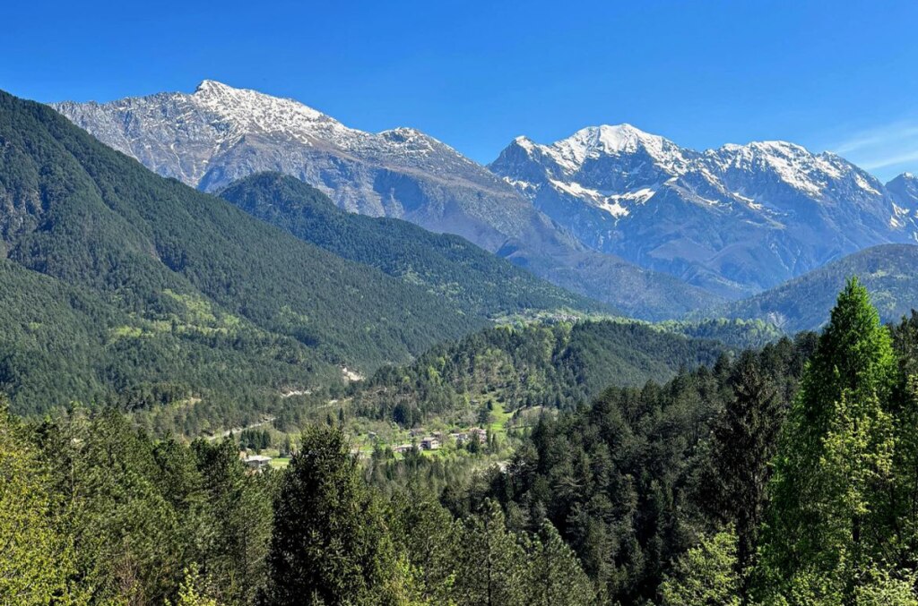 Il monte Sart e il Gruppo del Canin visti da Oseacco