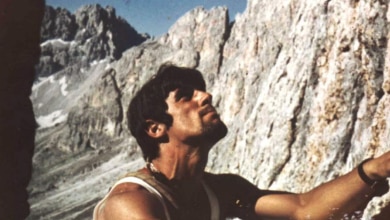 Enzo Cozzolino in Val Rosandra
