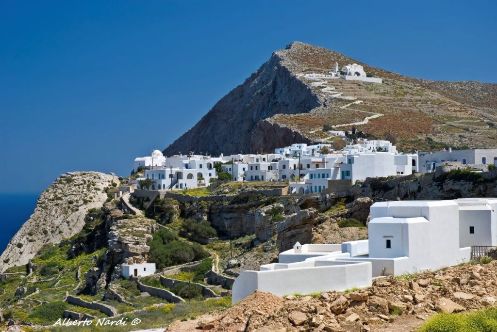 Folegandros, la Chora. Foto Alberto Nardi