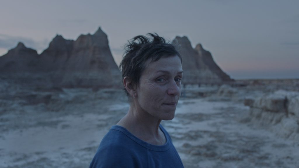 Frances McDormand, la protagonista di Nomadland