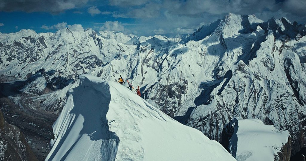 I tre alpinisti in prossimità della vetta. @TNF