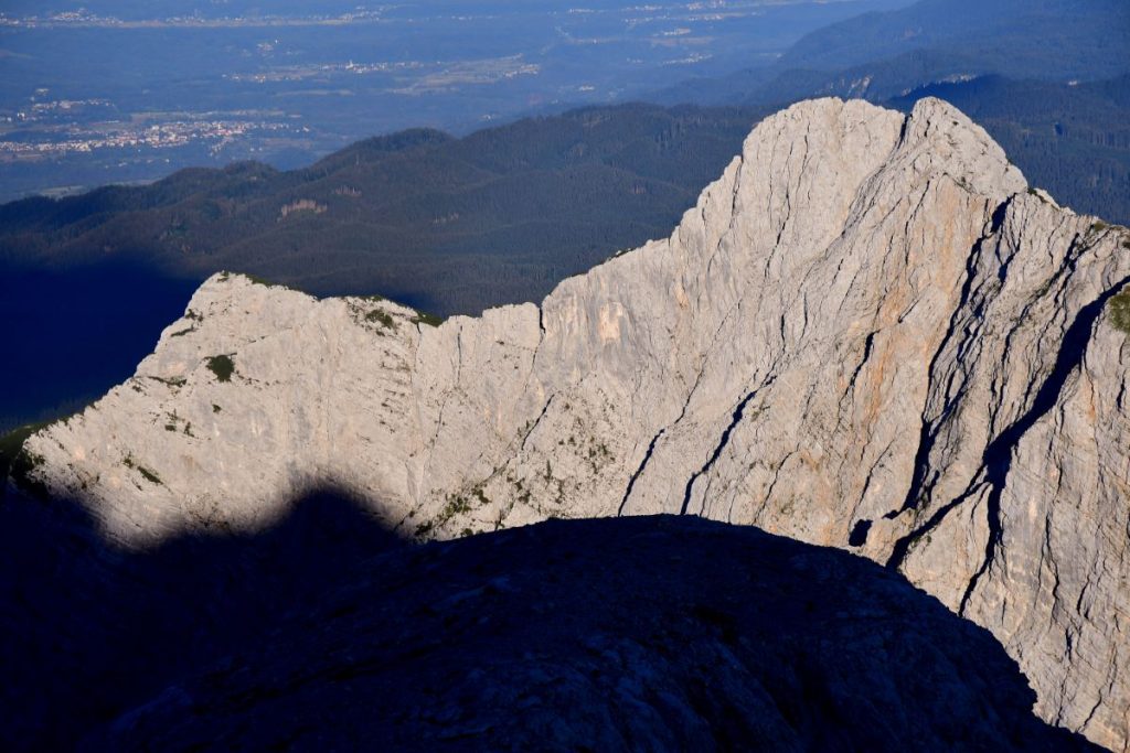 Il Dravski Vrh dalla Dom Planika pod Triglavom (tappa 11)