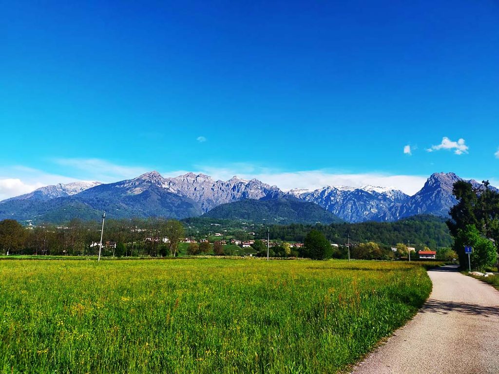 Il panorama che si ammira l