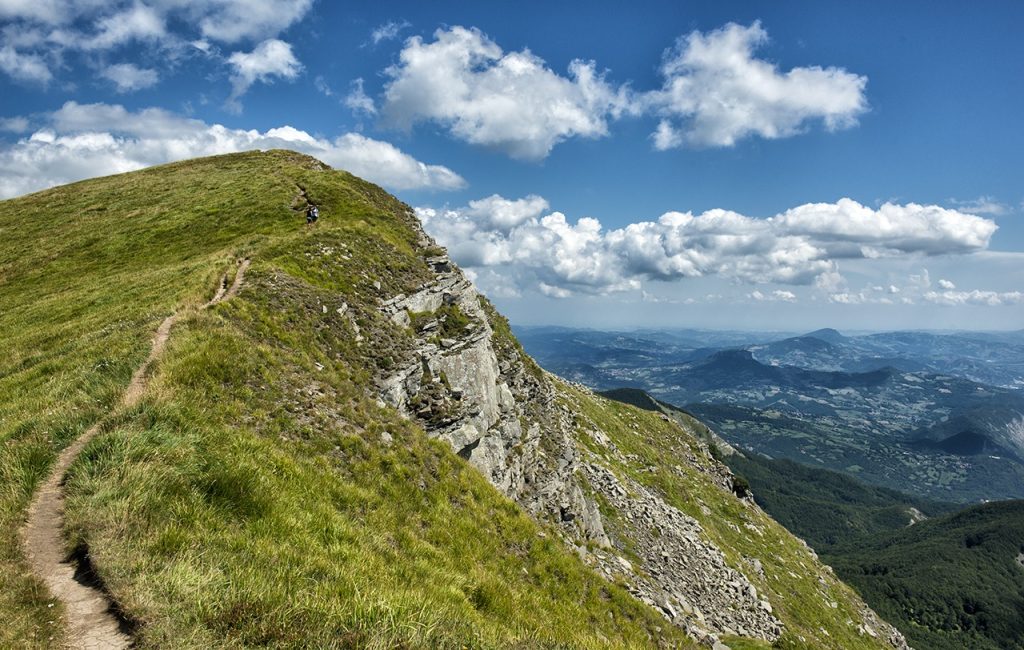 In prossimità della vetta del Monte Ventasso. Foto Roberto Carnevali