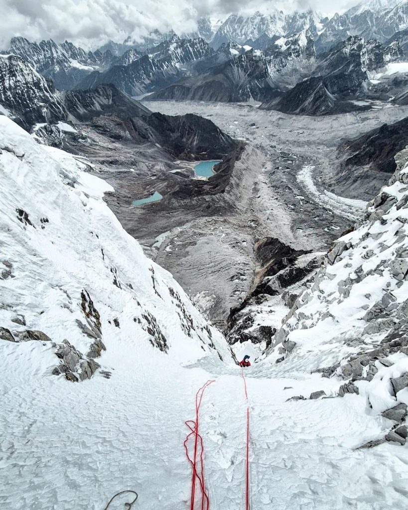 In salita. FB Charles Dubouloz