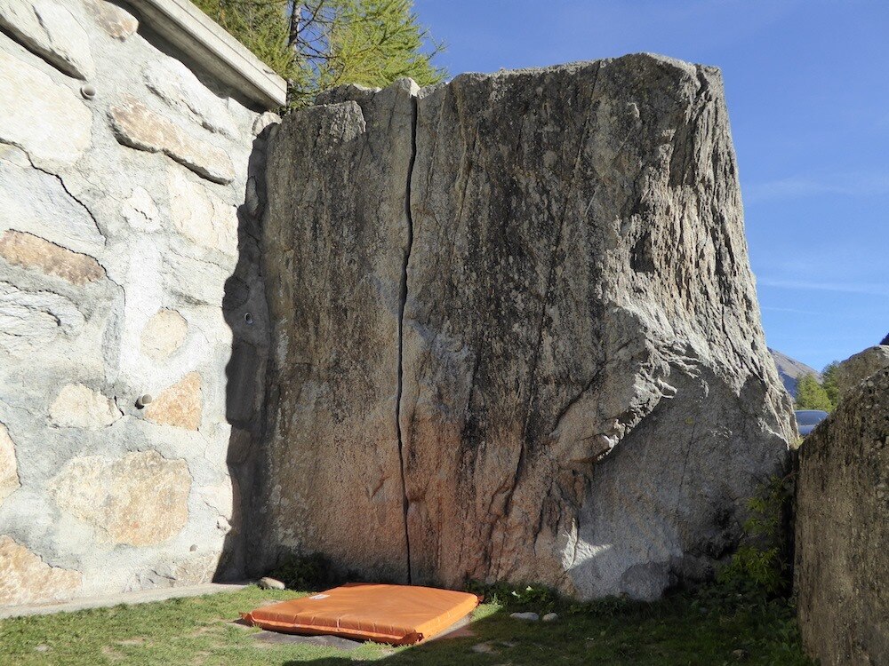 La celebre Fessura Kosterlitz,in valle dell