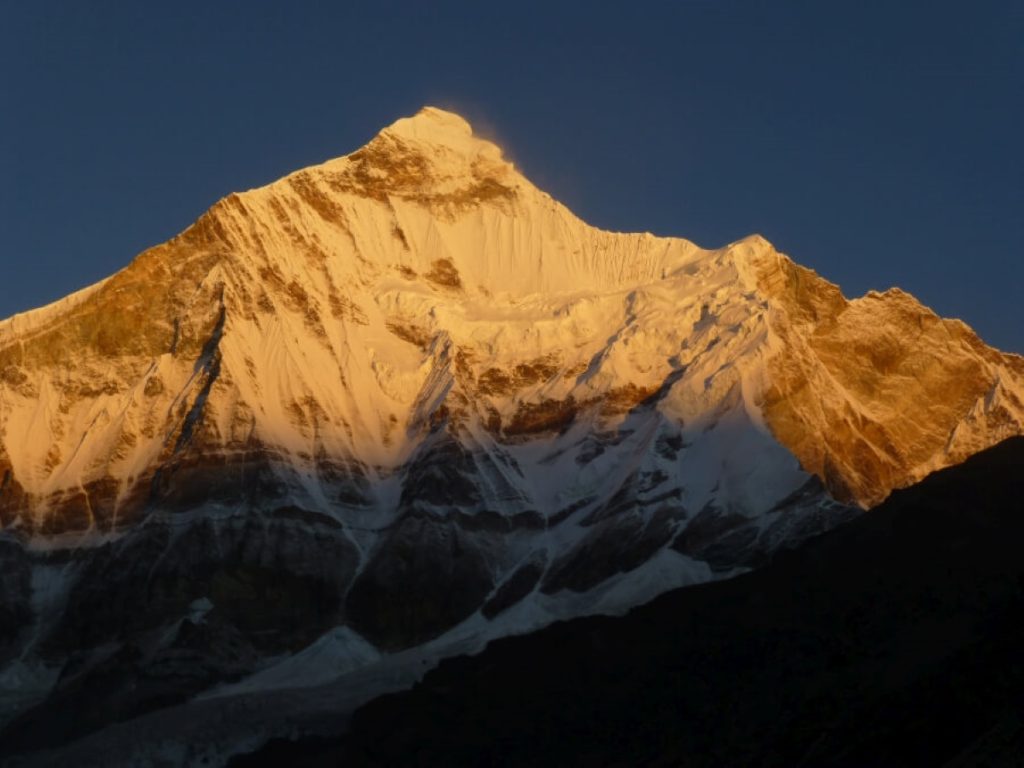 La cima del Nanda Devi East. Foto Martin Moran, The Himalayan Journal
