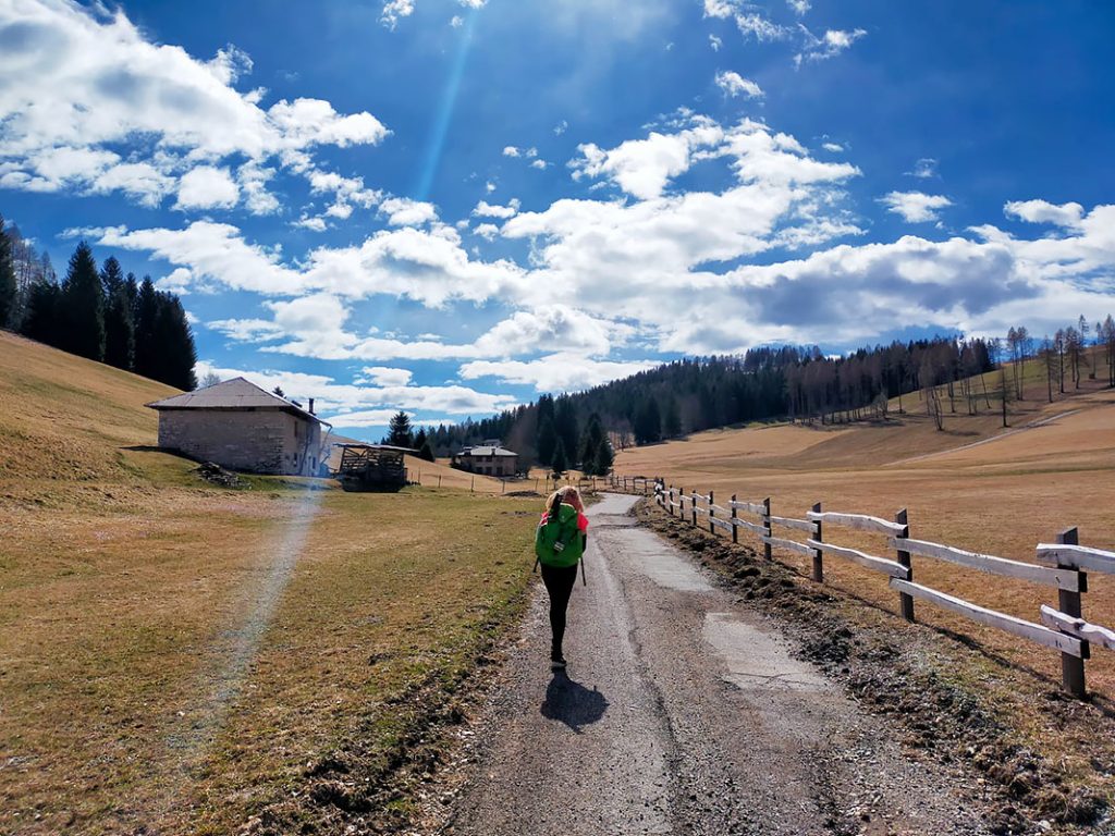 La terza tappa del Cammino Retico tra Castello Tesino e Fonzaso