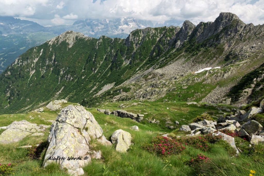 La vista su Cima Pancugolo dal Passo Ritorto. Foto Alberto Nardi