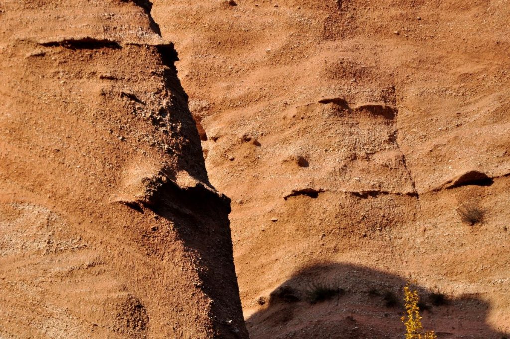 Le Lame Rosse, dettaglio. Foto di Stefano Ardito