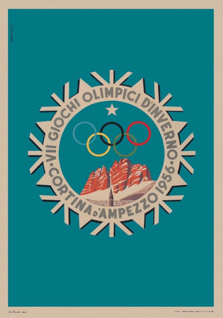 Lo stemma delle Olimpiadi del 1956