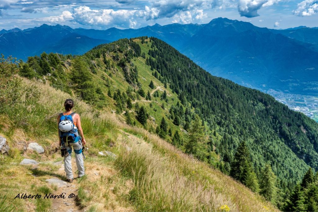 Lungo il sentiero di rientro. Foto Alberto Nardi