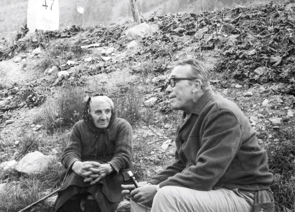 Nuto Revelli con Margherita Aggeri a Canosio @ Archivio Nuto Revelli