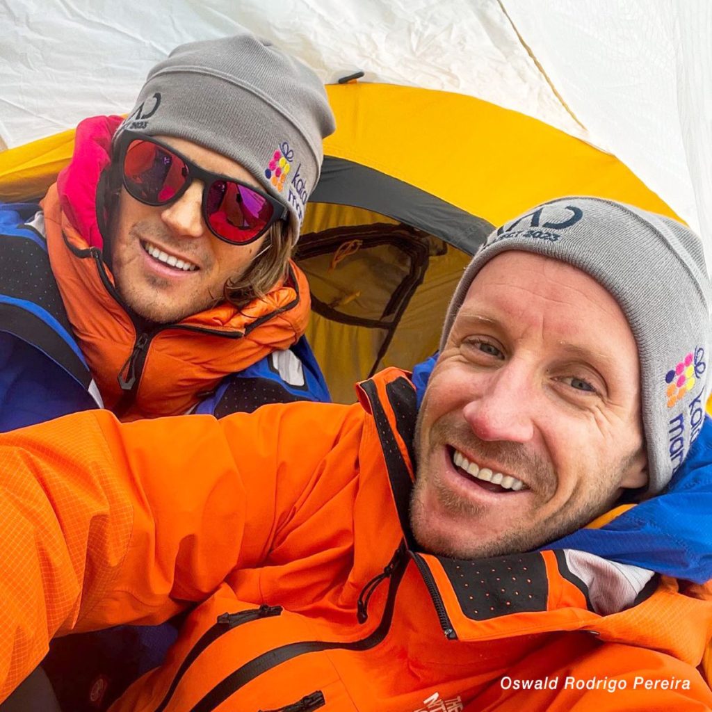 Ziemski e Pereira. Foto Oswald Rodrigo Pereira