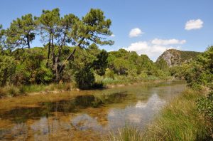 Il canale Scoglietti-Collelungo, foto Stefano Ardito
