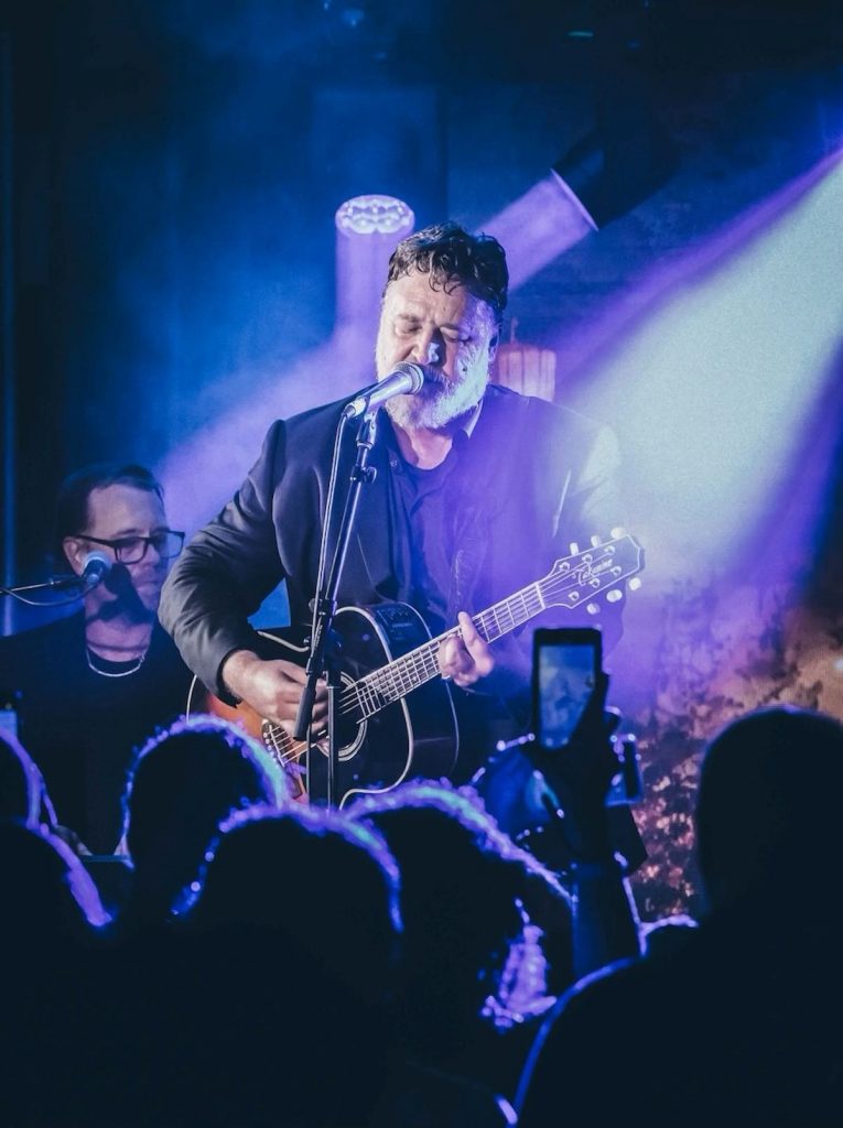Un recente concerto di Russel Crowe