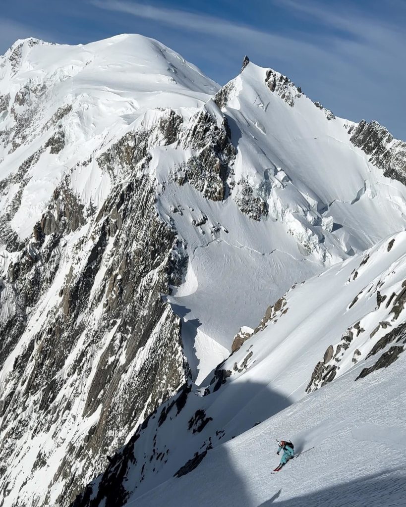 Bruchez durante un delle sue recenti discese estreme. FB Vivian Bruchez