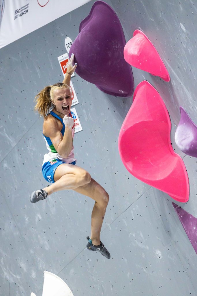 Camilla Moroni. @ International Federation of Sport Climbing