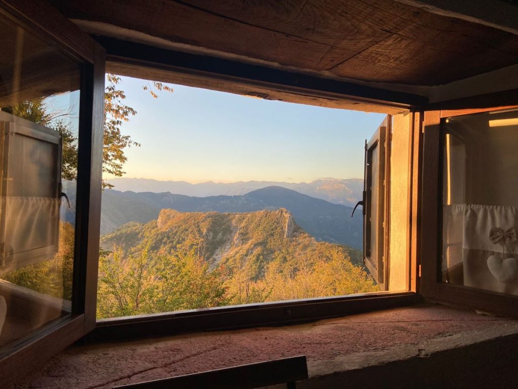 Dal rifugio Baita Paniaverso la Garfagnana