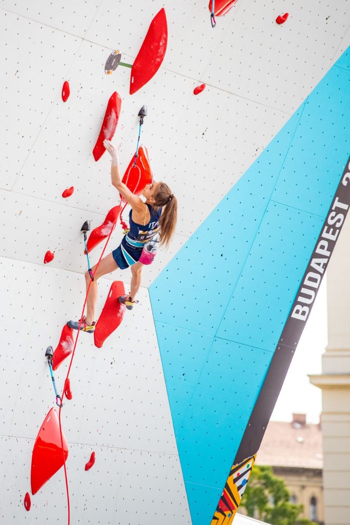 Durante le qualificazioni a Budapest. Foto Marco Iacono