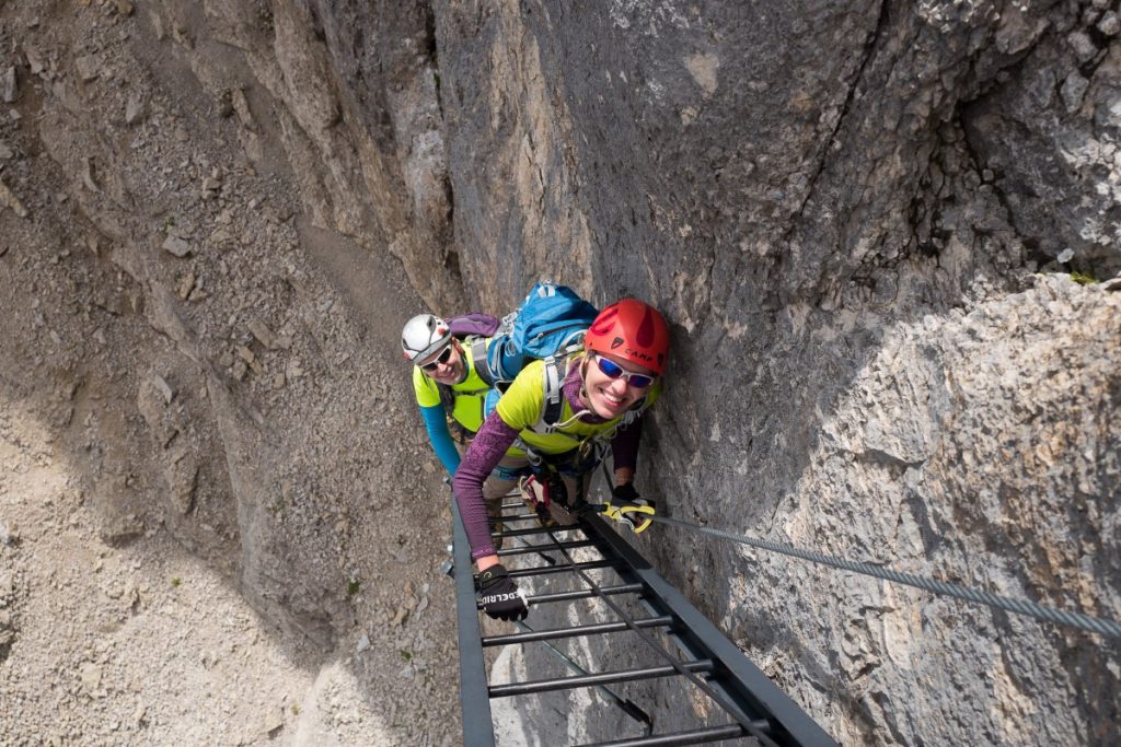 Ferrata Olivieri, Tofana di Mezzo. Foto Francesco Tremolada