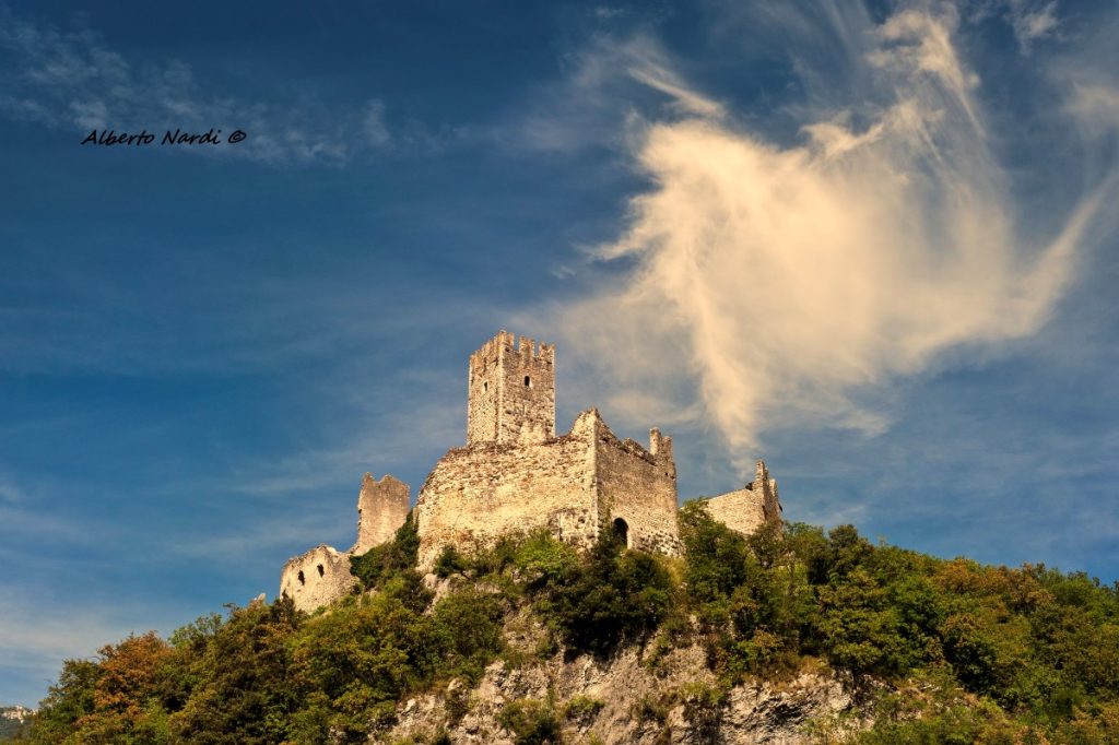 Il Castello di Drena, posto nei pressi dell