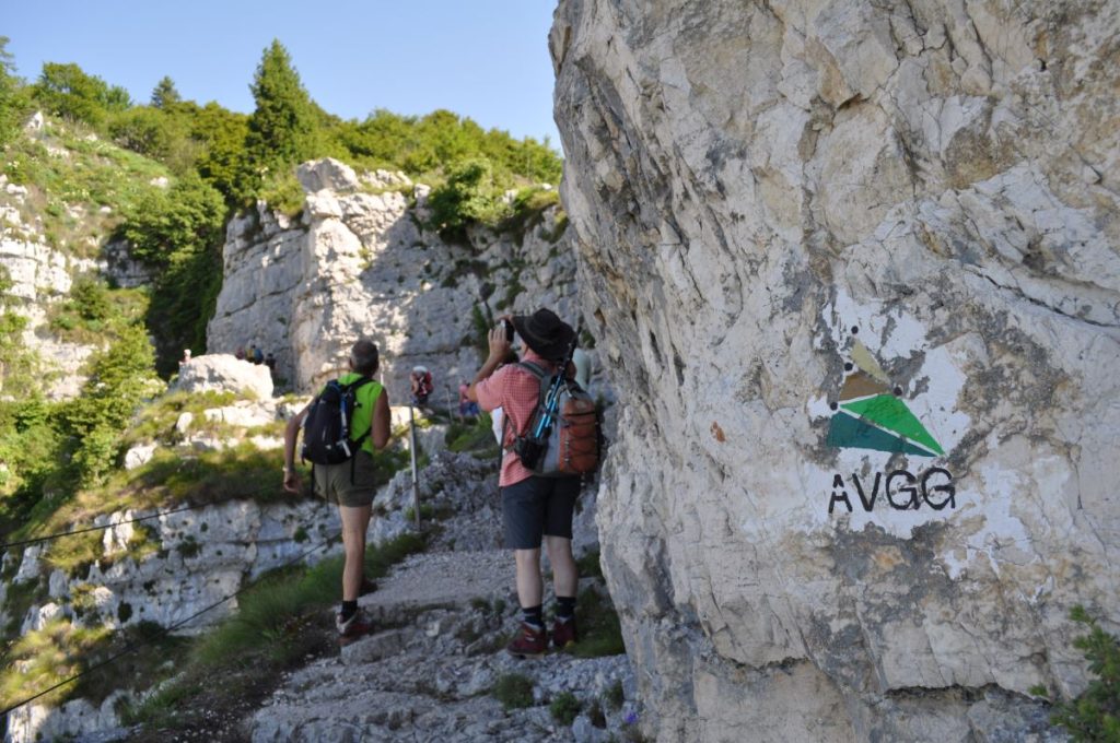 Indicazioni presso il Salto dei Granatieri