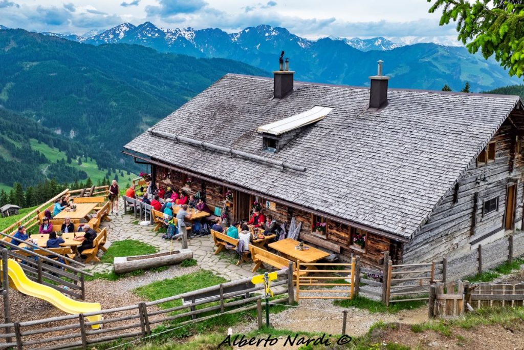 La Ellmaulan, situata a 1794 metri di quota nella Ellmautal. Foto Alberto Nardi