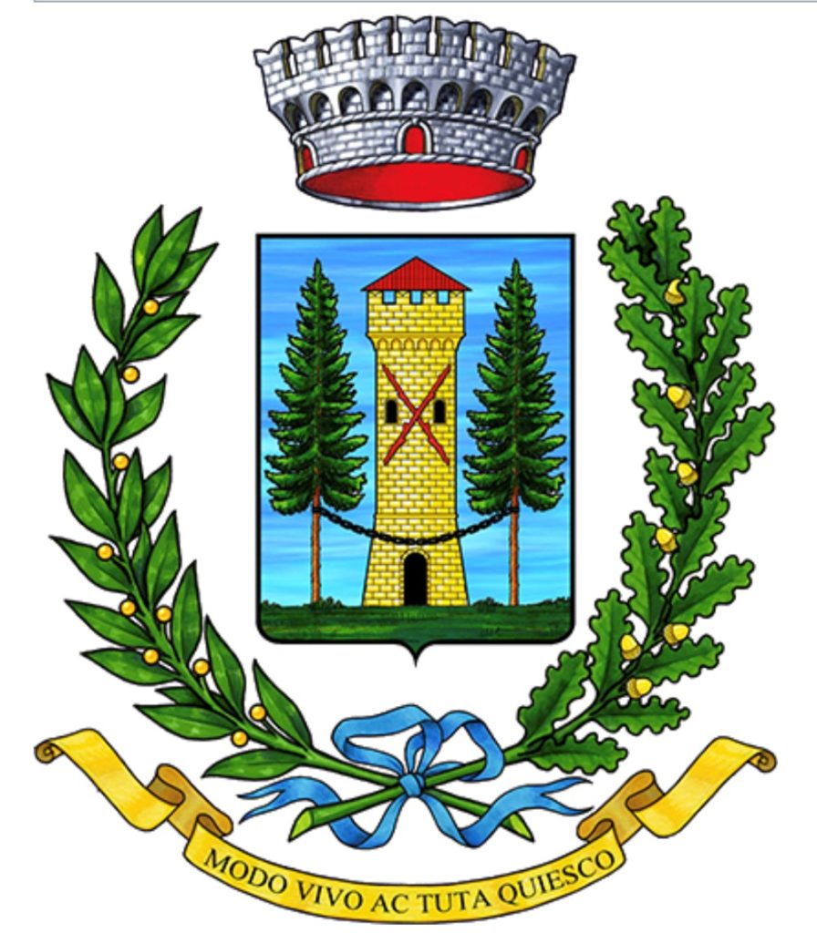 La Torre del castello di Botestagno nello stemma del comune di Cortina d