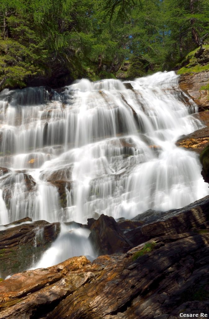 La cascata della Frua. Foto Cesare Re