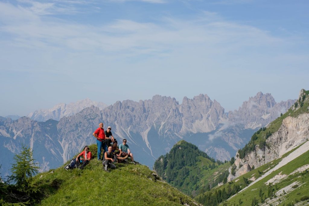 Lungo il sentiero 224 verso Forca Rosa. Foto Lizzi