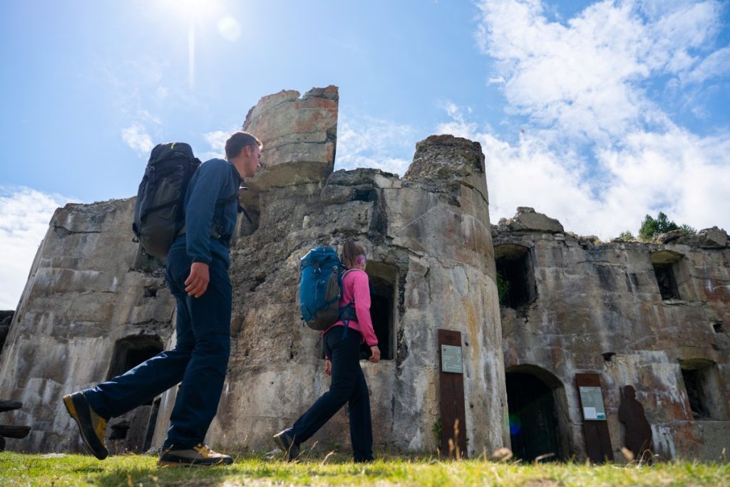 Quarta tappa, il Forte Zaccarana CAringaStudio