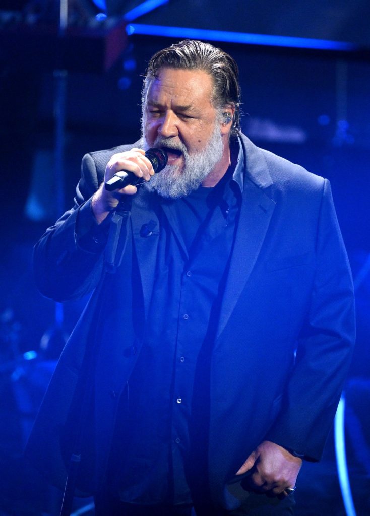 Russel Crowe in concerto. @ ANSA