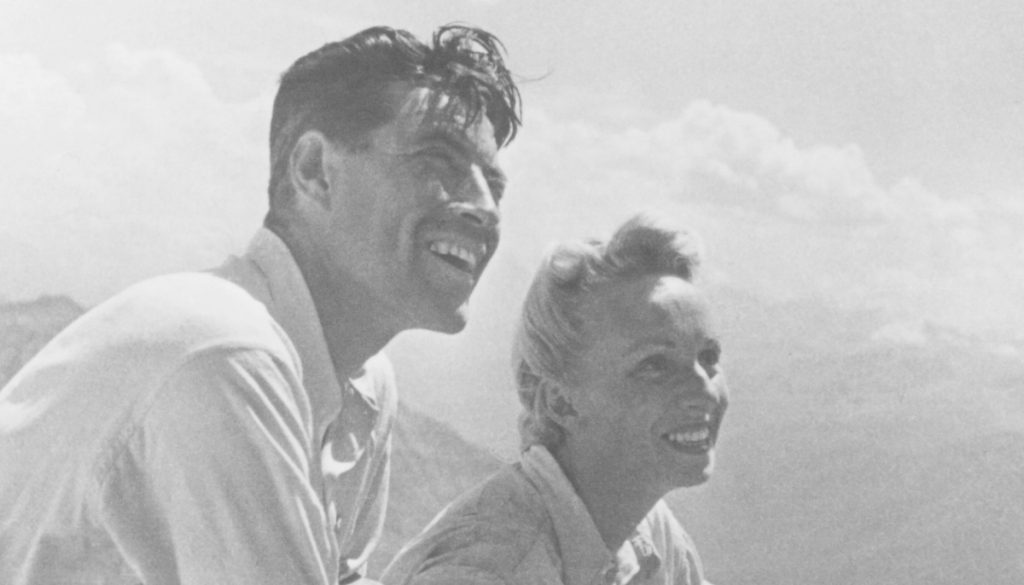 Toni Gobbi con la moglie Romilda