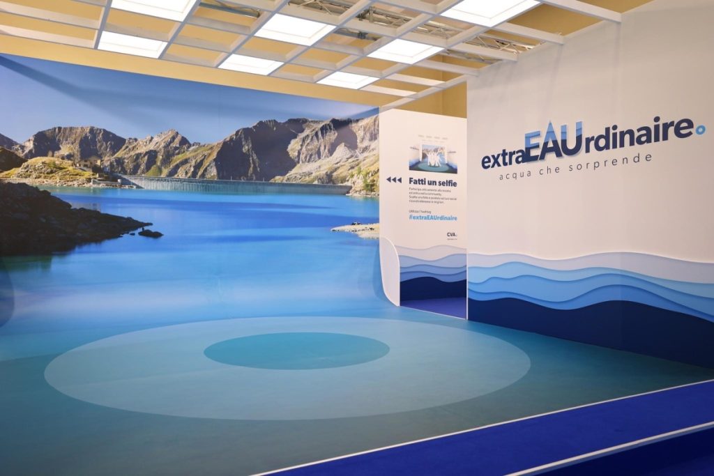 Un allestimento della mostra extraEAUrdinaire. Foto CVA