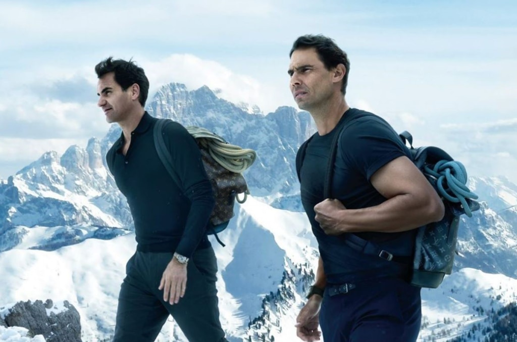Federer e Nadal IG Louis Vitton