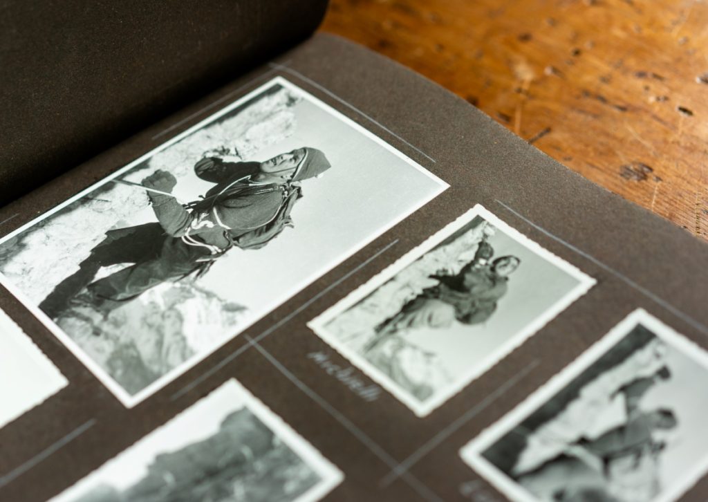 Alcune delle foto esposte a Cortina e sul Lagazuoi