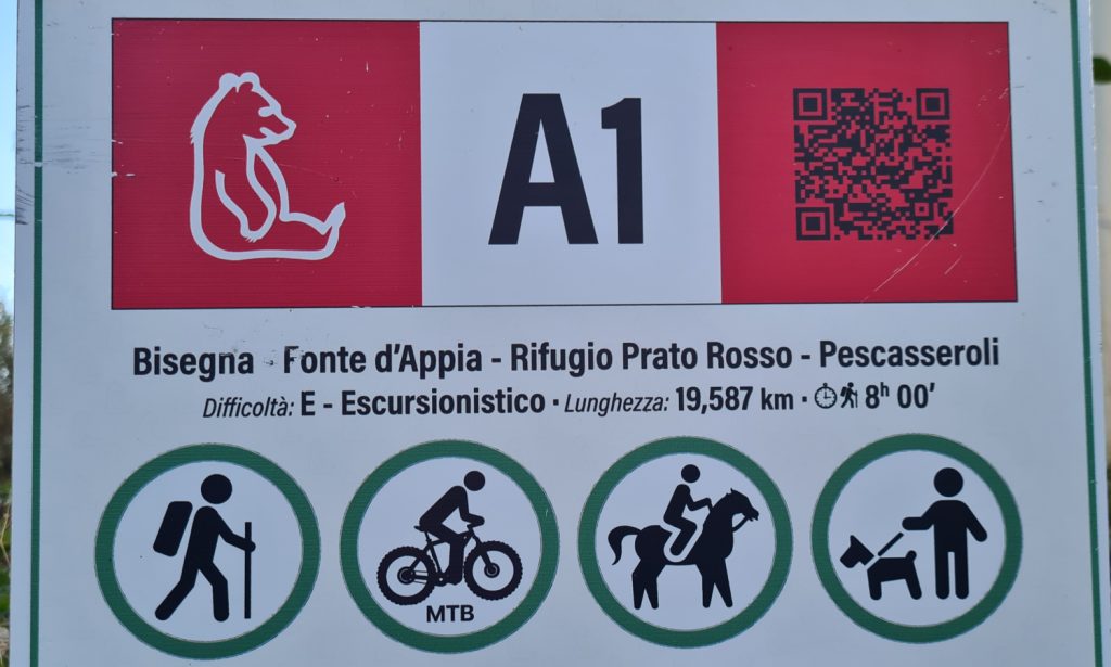 Bisegna, il nuovo cartello del PNALM, foto SA (1)