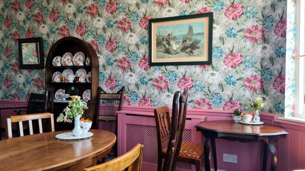 Dover, il salotto nel faro di South Foreland, foto SA