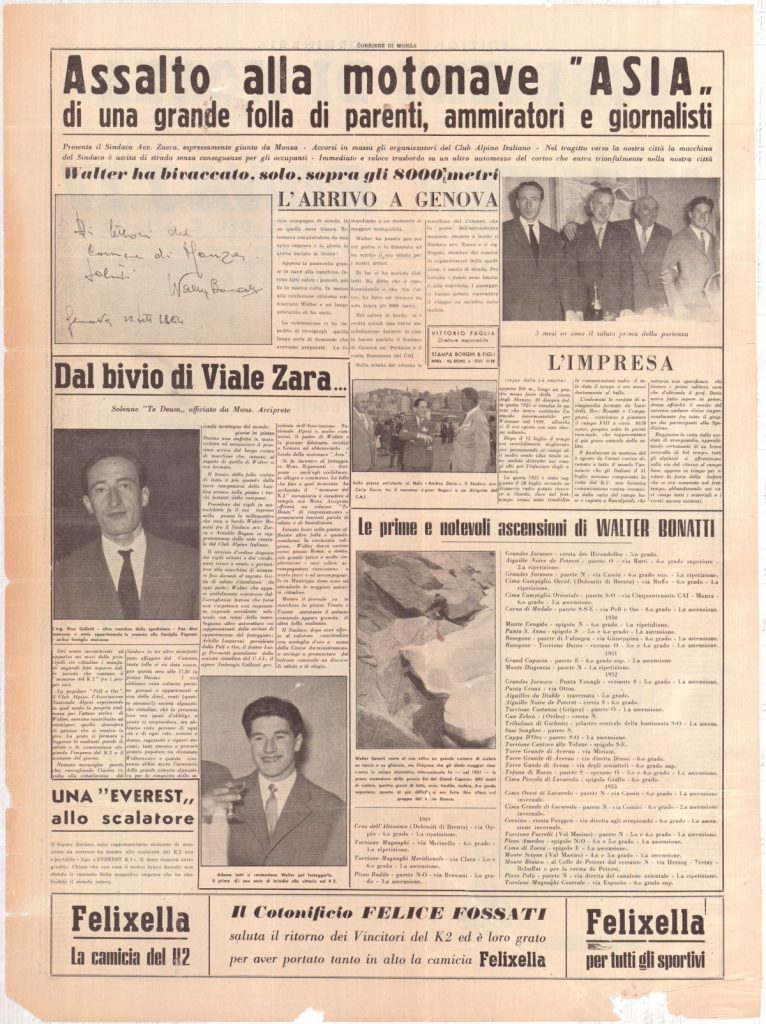 Foto Archivio Walter Bonatti, Centro Documentazione Museo Nazionale della Montagna - CAI Torino