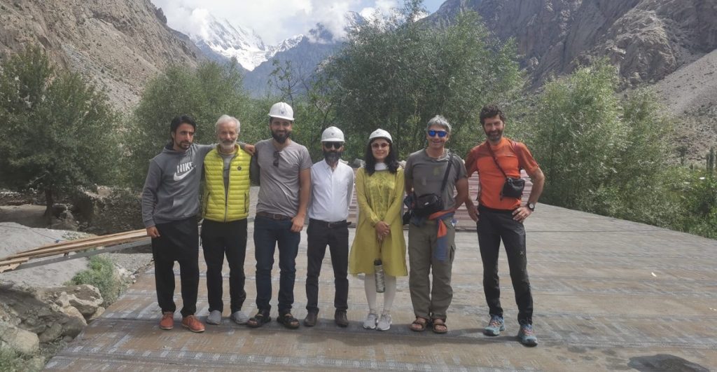 I tecnici pakistani con Tarcisio Bellò e Mario Vielmo