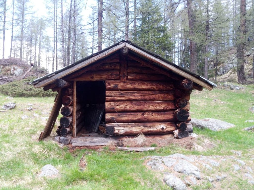 Il Bait del Barc prima dei lavori di risistemazione